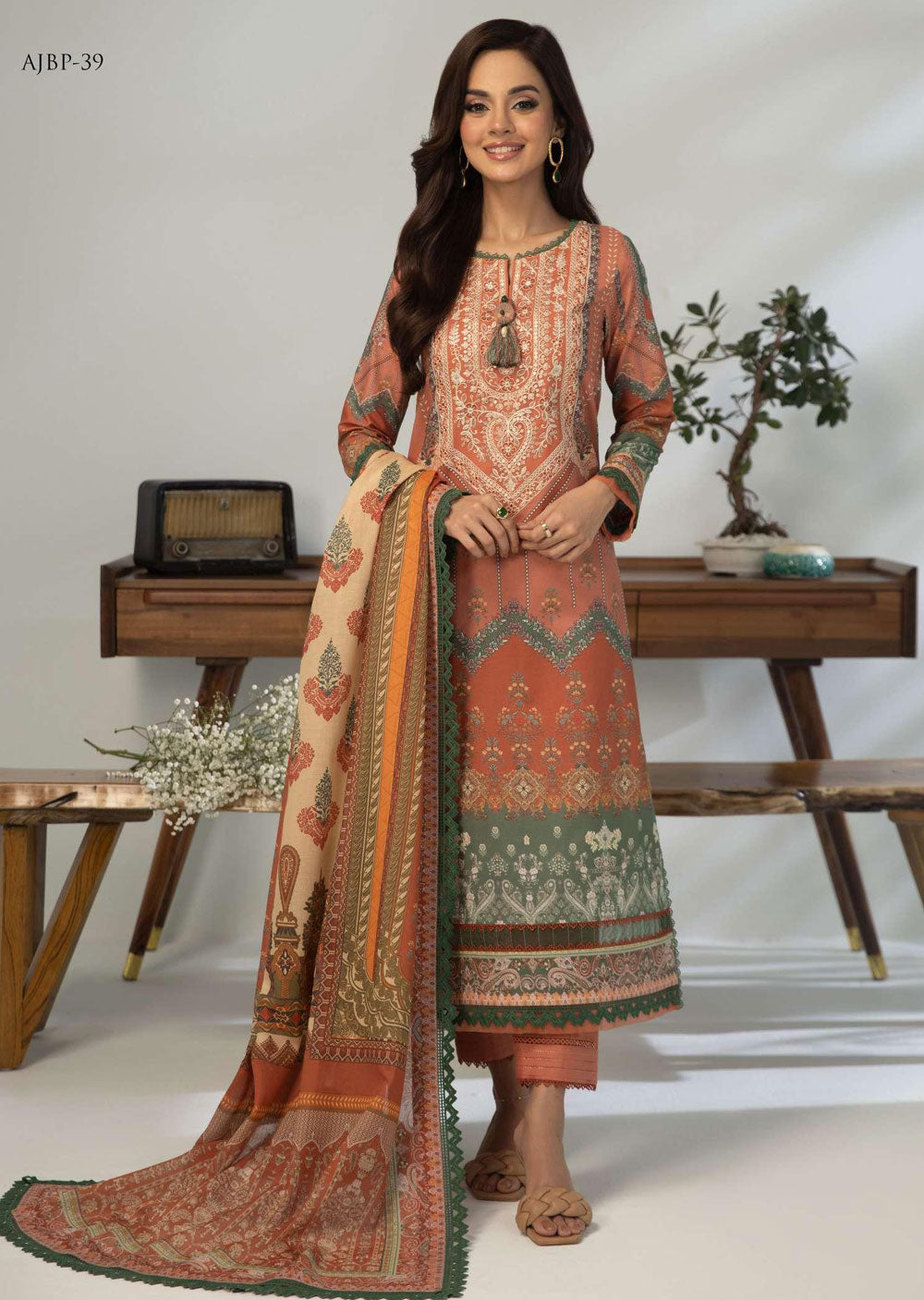 AJT-39-R - Readymade - Asim Jofa Prints Collection Vol 2 2023 - Memsaab Online