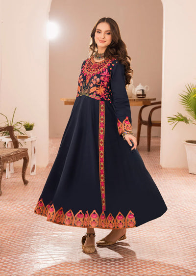 Shireen - Readymade 3 Piece Garnet Suit - Memsaab Online