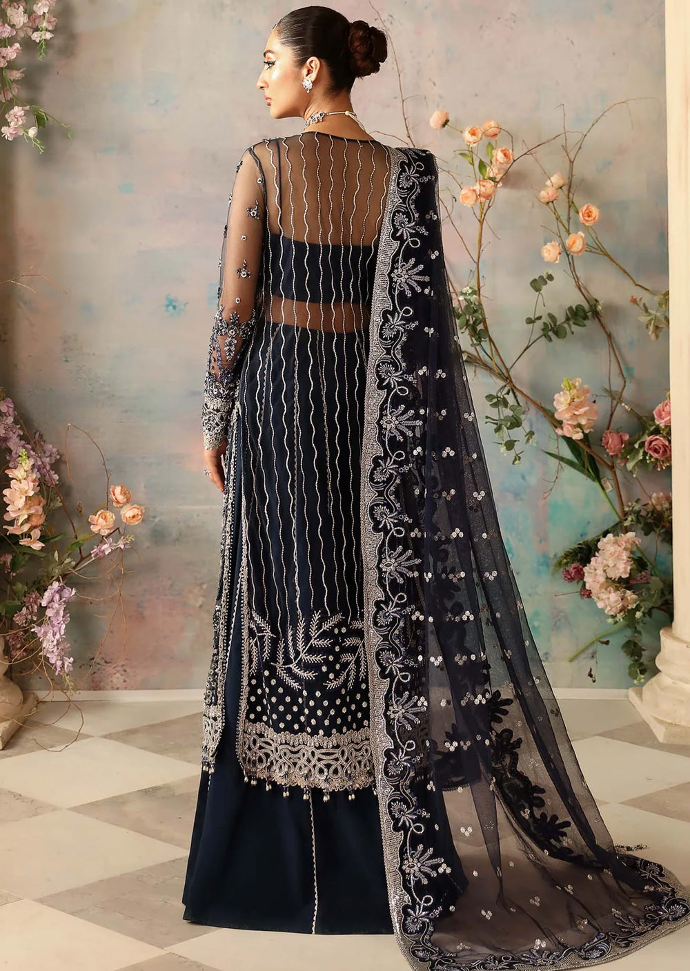 AKB-1539-R - Azur - Readymade - Aleia Luxury Formals by Akbar Aslam 2024 - Memsaab Online