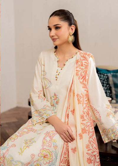 Spanish Dreams- Readymade 3 Piece Cotton Suit - Memsaab Online