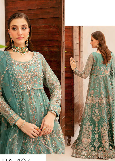 HA-403 - Unstitched - Ramsha Luxury Wedding Collection Vol 04 2024 - Memsaab Online