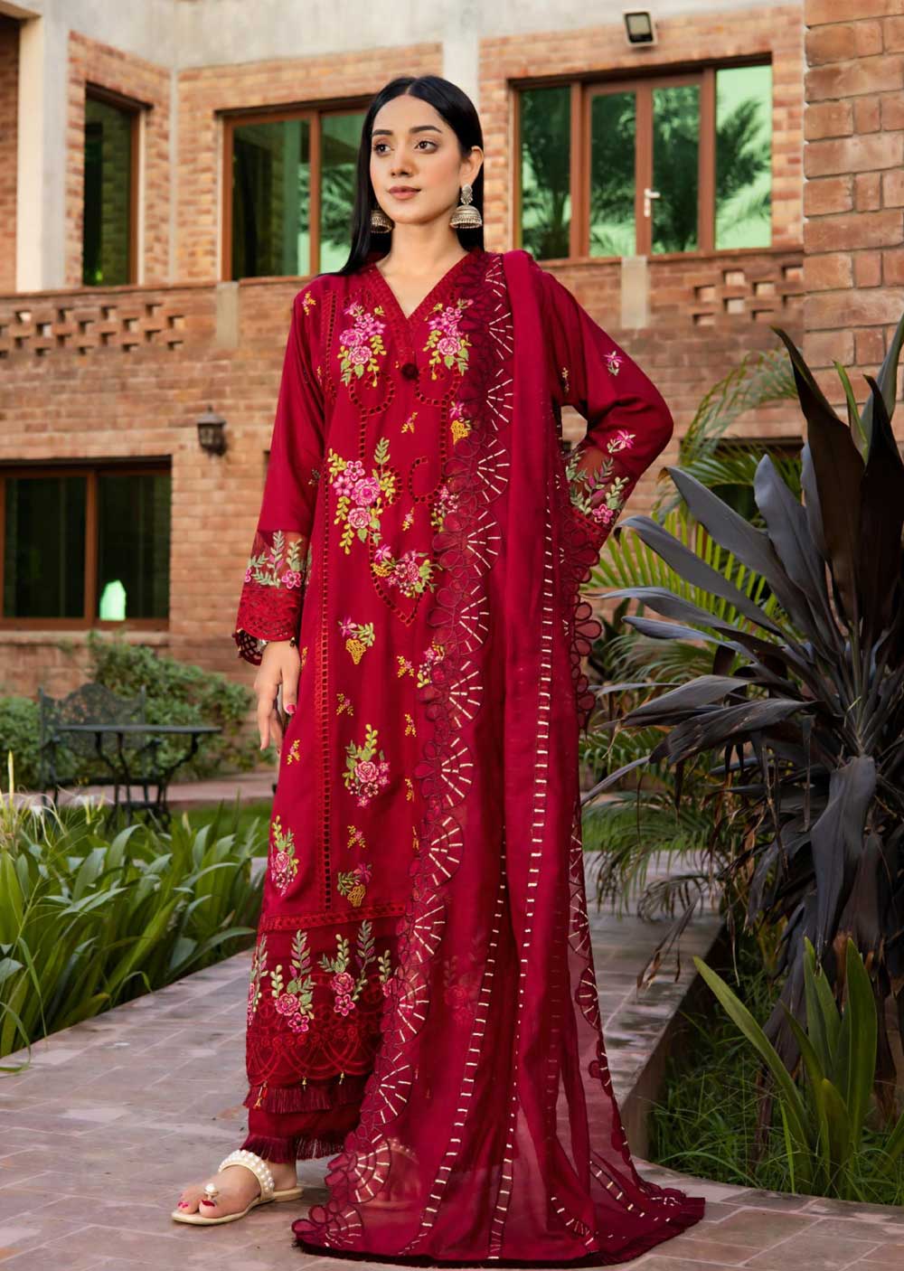 LTS-03 - Unstitched - Lotus Collection 2023 - Memsaab Online