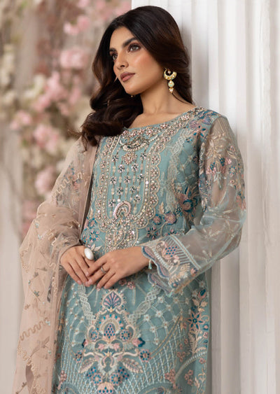 P-203 - Unstitched - Dastoor by Ramsha Luxury Lawn Vol 2 - Memsaab Online