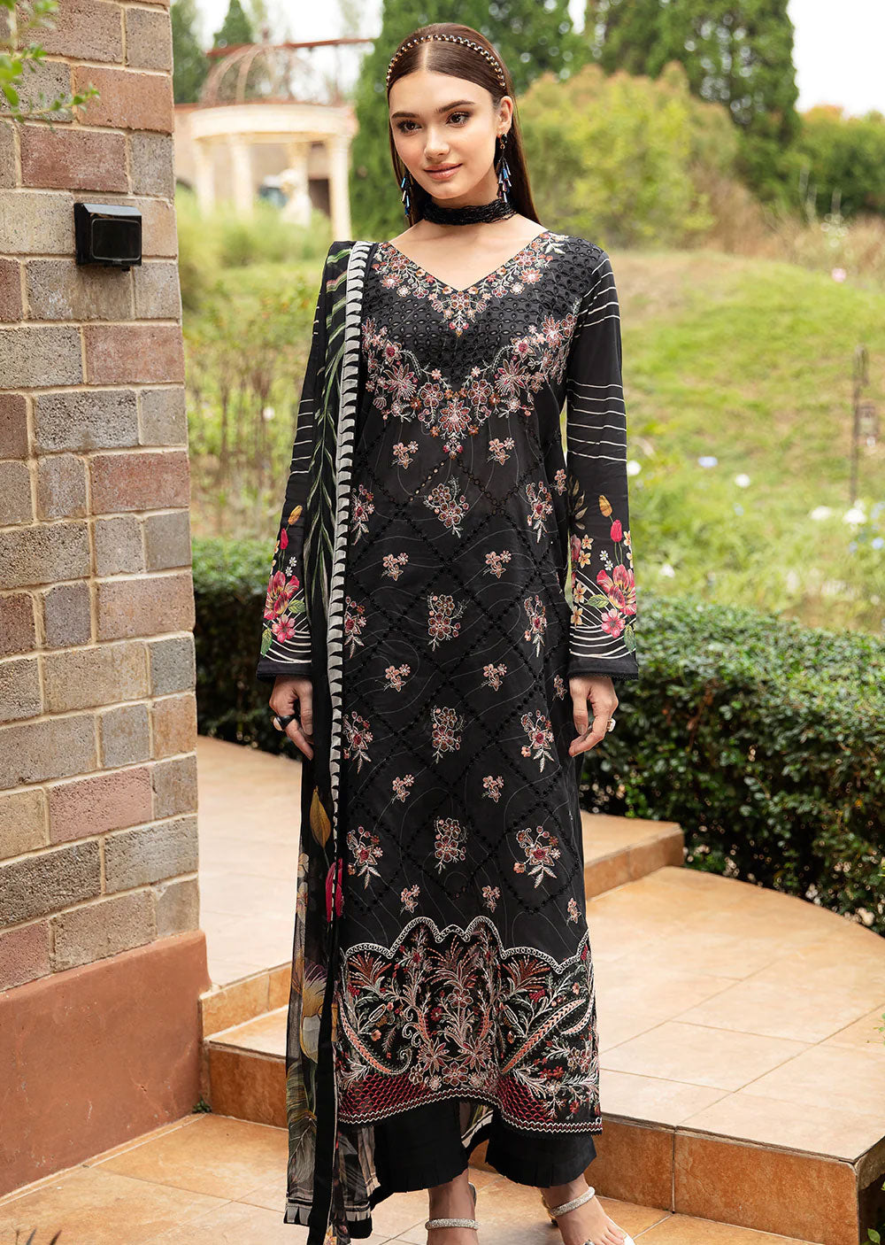 Y-903-R - Readymade - Riwayat by Ramsha Luxury Lawn Vol 09 - Memsaab Online