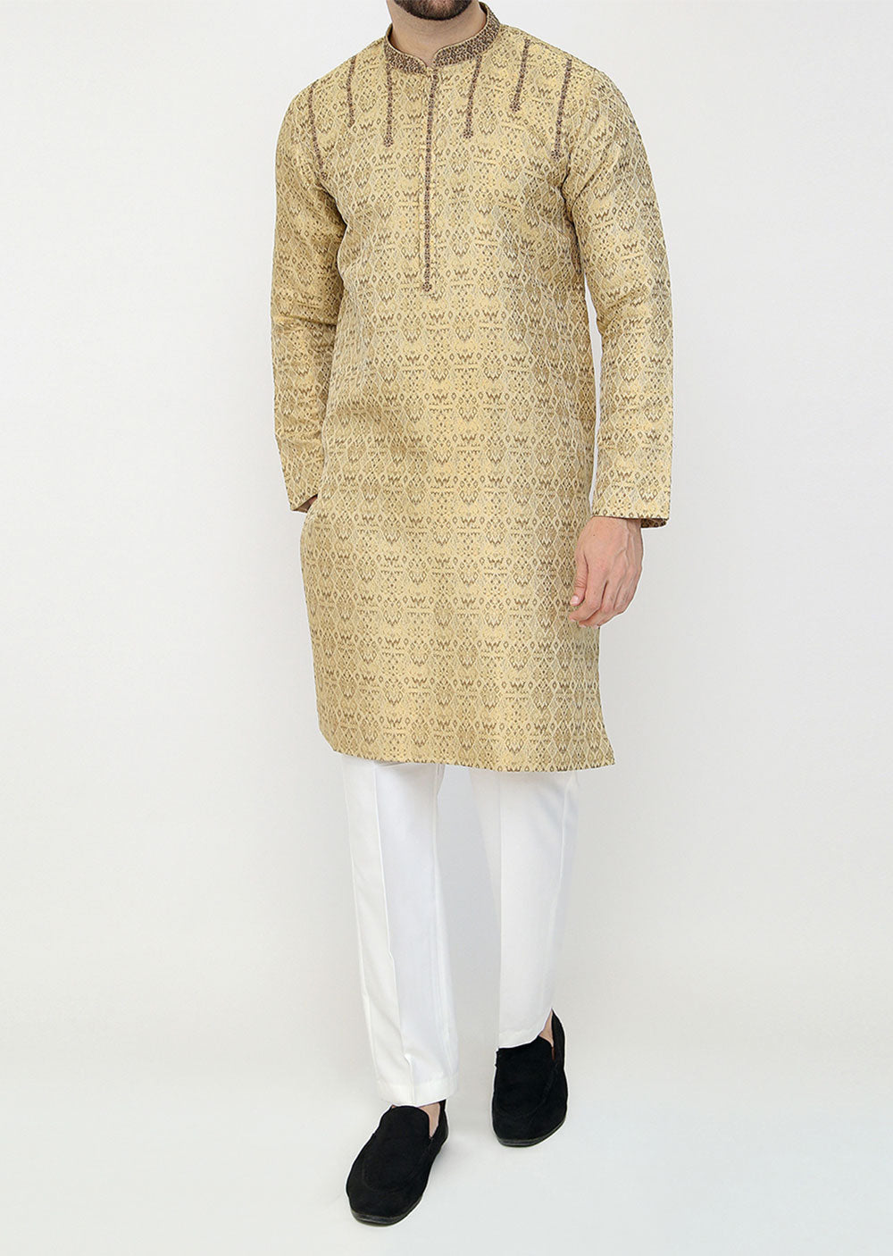 KRT-03 - Readymade - Mens Kurta Trouser Set - Memsaab Online