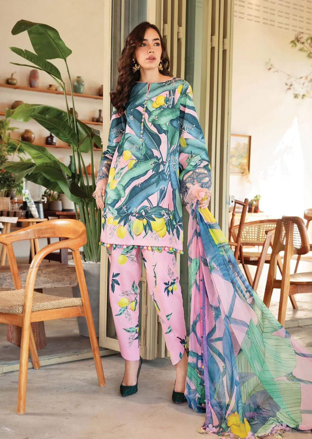 MPLS-03-B - Maria B Mprints Spring Summer Printed Lawn Suit 2025 - Memsaab Online