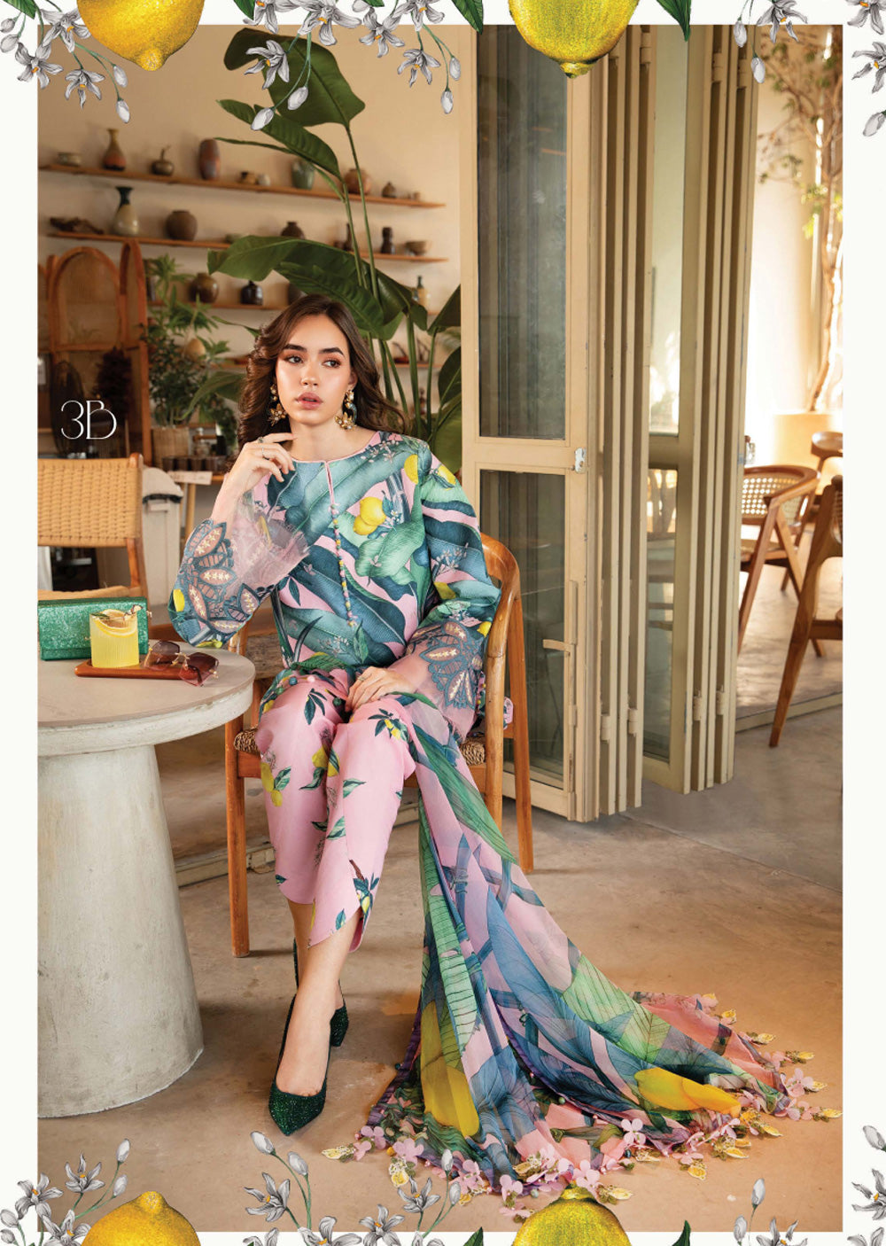 MPLS-03-B - Maria B Mprints Spring Summer Printed Lawn Suit 2025 - Memsaab Online