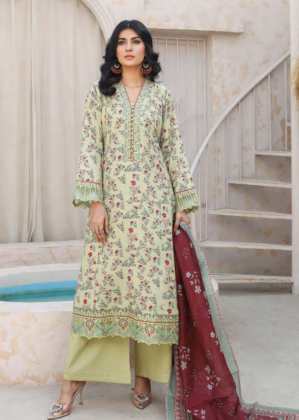 FRK-03 - Readymade - Munira Frocks Collection 2024 - Memsaab Online