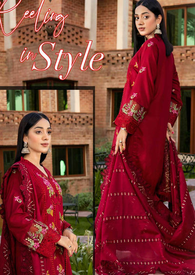 LTS-03 - Unstitched - Lotus Collection 2023 - Memsaab Online