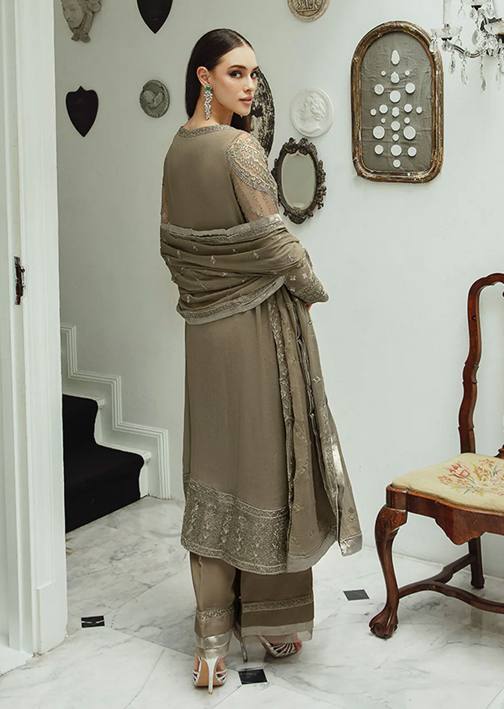 SW2303 - Readymade - Freesia by Ariya Chiffon De Luxe 2024 - Memsaab Online