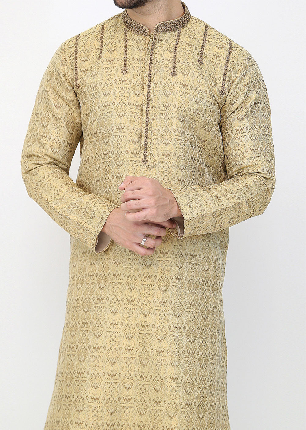 KRT-03 - Readymade - Mens Kurta Trouser Set - Memsaab Online