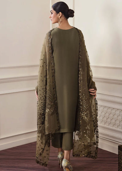 BQU-D295 - Readymade - Baroque Chantelle Chiffon Suit 2024 - Memsaab Online