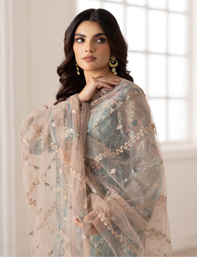 P-203 - Unstitched - Dastoor by Ramsha Luxury Lawn Vol 2 - Memsaab Online