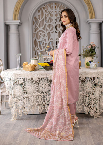 MDM-75 - Readymade - Embroidered Cotton Suit - Memsaab Online