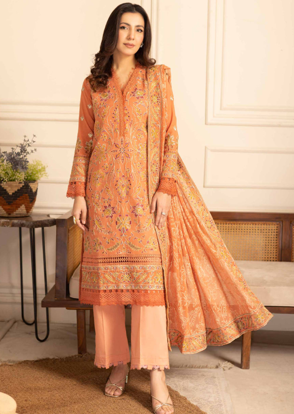 JH-018-Readymade - Pinks Collection by Johra 2024 - Memsaab Online