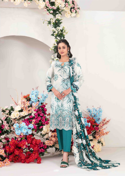 TWD-1393 Readymade Haliyah Tawakkal Lawn Suit 2025 - Memsaab Online