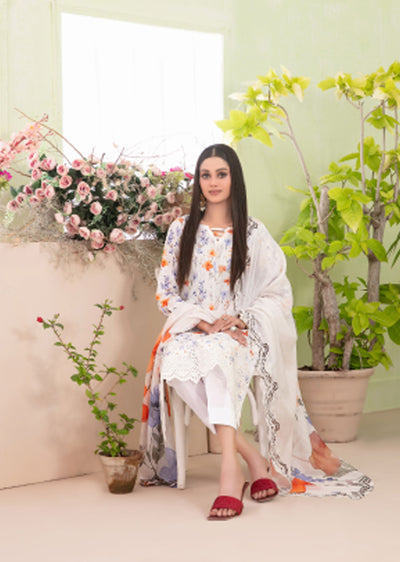 TWD-1715-Readymade Erva Tawakkal Lawn Suit 2025 - Memsaab Online