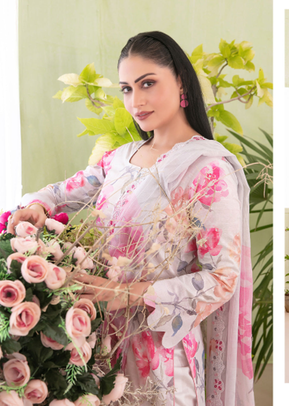 TWD-1711-Readymade Erva Tawakkal Lawn Suit 2025 - Memsaab Online