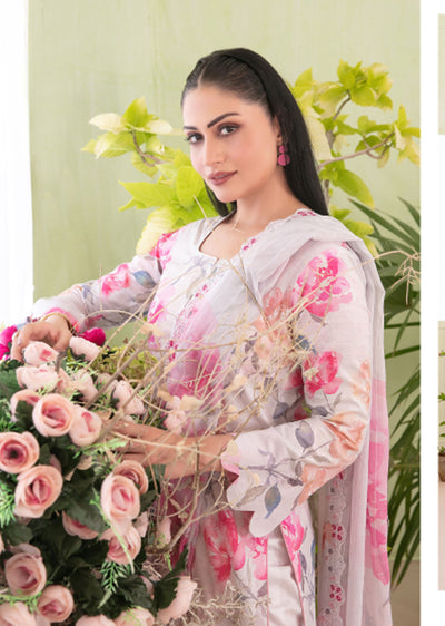 TWD-1711-Readymade Erva Tawakkal Lawn Suit 2025 - Memsaab Online