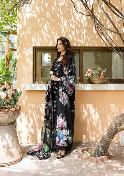 ELFECD-04-A-Midnight Bloom-Readymade-Elaf Prints Collection 2025 - Memsaab Online