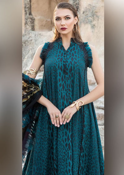 MSAL-03-A - Unstitched - Maria B Inspired Lawn Suit 2024 - Memsaab Online