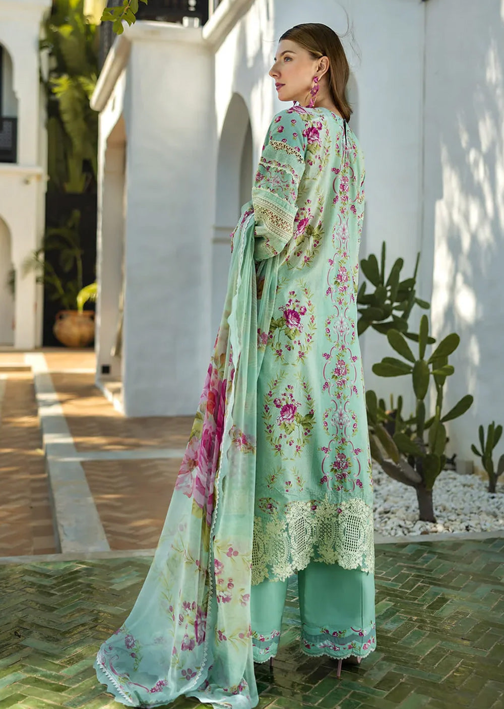 ELFH-03-A - Elaf Signature Embroidered Lawn Collection 2025 - Memsaab Online