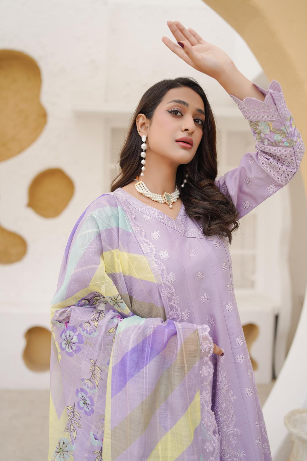 HRM-05 - Readymade Memsaab Formal Cotton Suit - Memsaab Online
