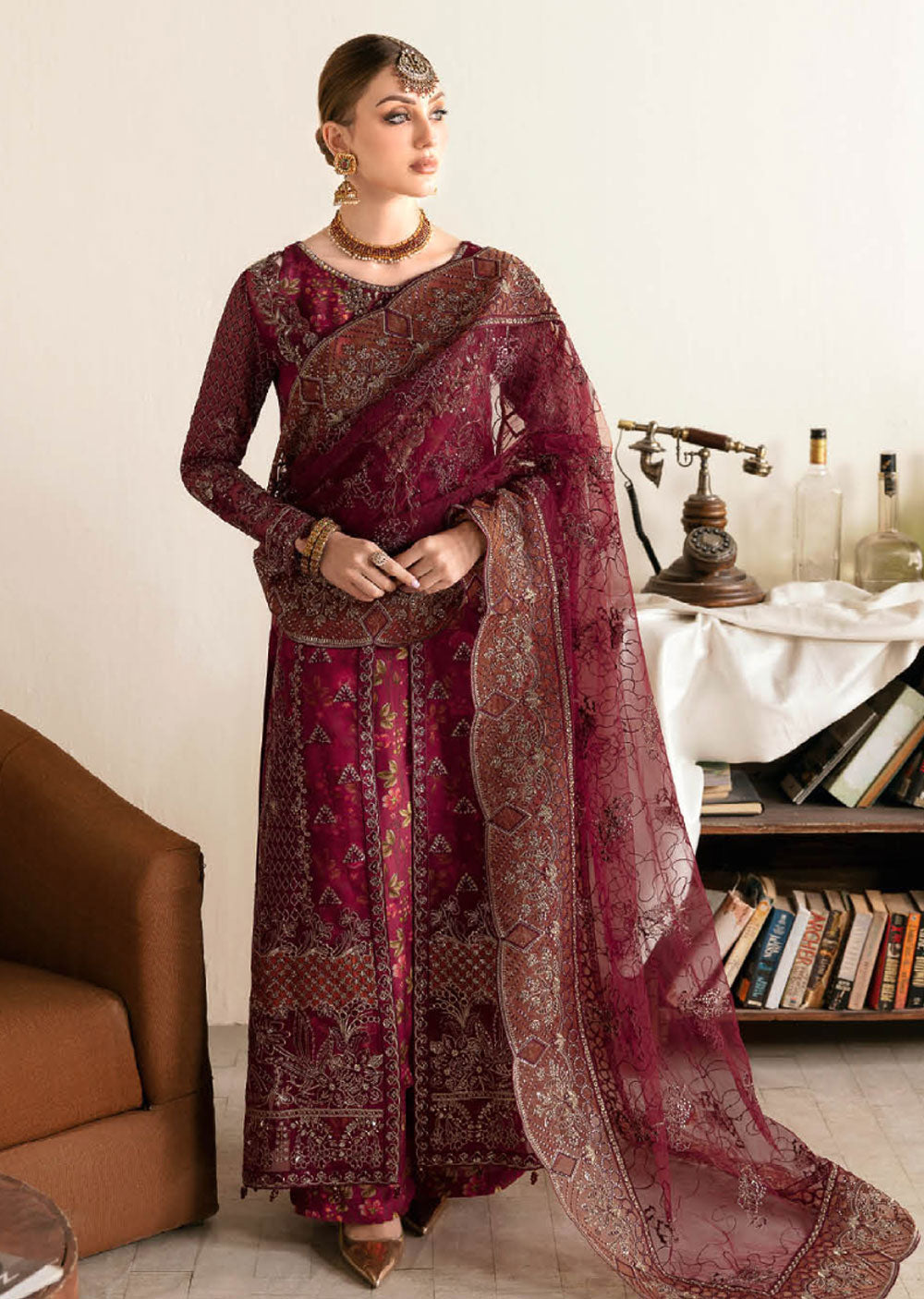 D-103 - Unstitched - Ramsha Festive Collection Vol 01 2024 - Memsaab Online