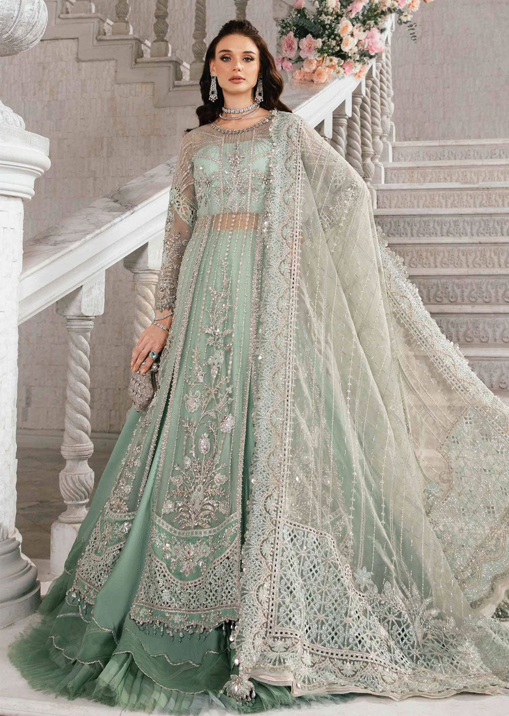 BD-2803-R Maria B Eid Collection 2024 - Memsaab Online