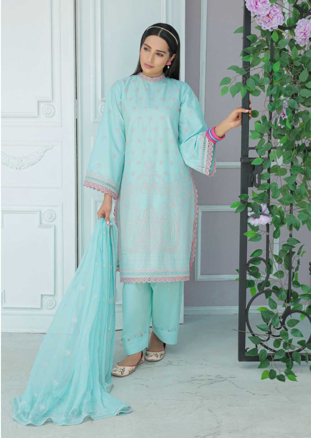 ZT-03 - Unstitched - Tishnagi Collection by Zarizaa 2023 - Memsaab Online