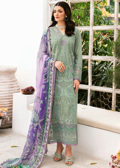 Z-903 - Unstitched - Ramsha Andaaz Luxury Lawn Vol 9 2024 - Memsaab Online