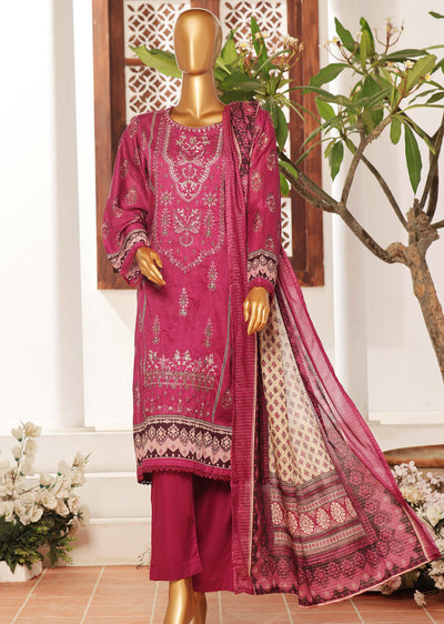 SDR-103 Summer Embroidered Lawn Suit - Memsaab Online