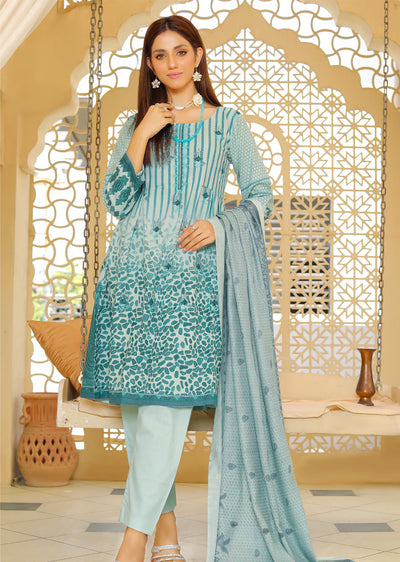 AMT43001-A Readymade Winter Dhanak Frock Style Suit - Memsaab Online