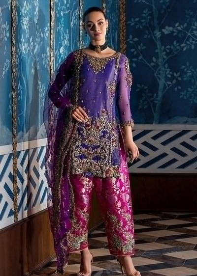 P-268 - Purple - Readymade - Khuda Baksh Ouftit - Memsaab Online