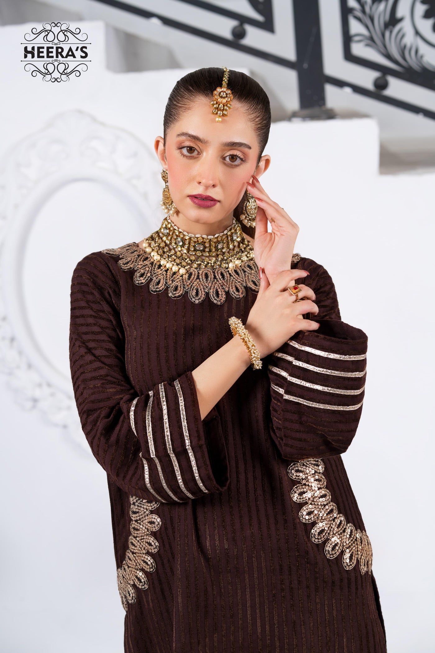 HSS-1149 - Readymade Heeras Suit - Memsaab Online