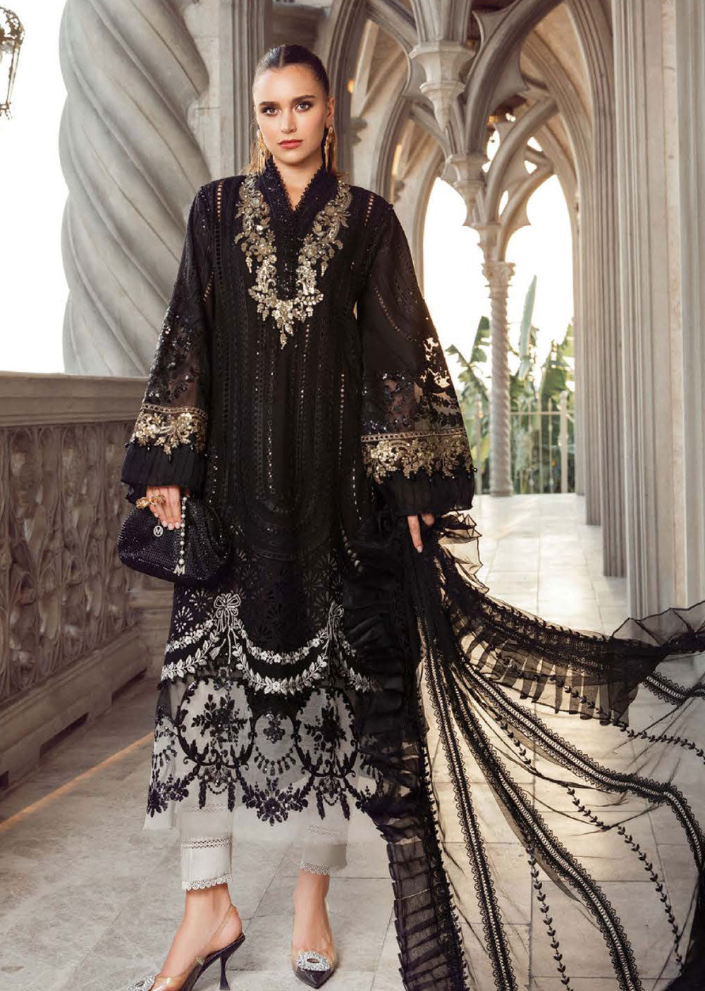 MBTR-03 - Readymade - Maria B Lawn Eid Collection 2024 - Memsaab Online