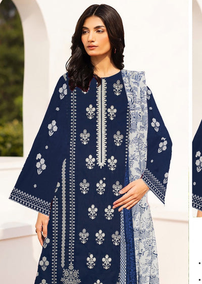 D-2364- Unstitched Lawn Outfit 2025 - Memsaab Online