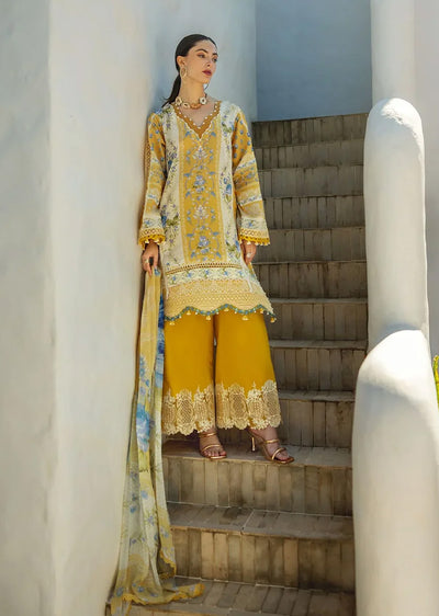 ELFH-03-B - Elaf Signature Embroidered Lawn Collection 2025 - Memsaab Online