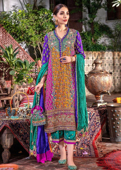 E-305 - Multi Color - Readymade - Khuda Baksh Creations 2024 - Memsaab Online