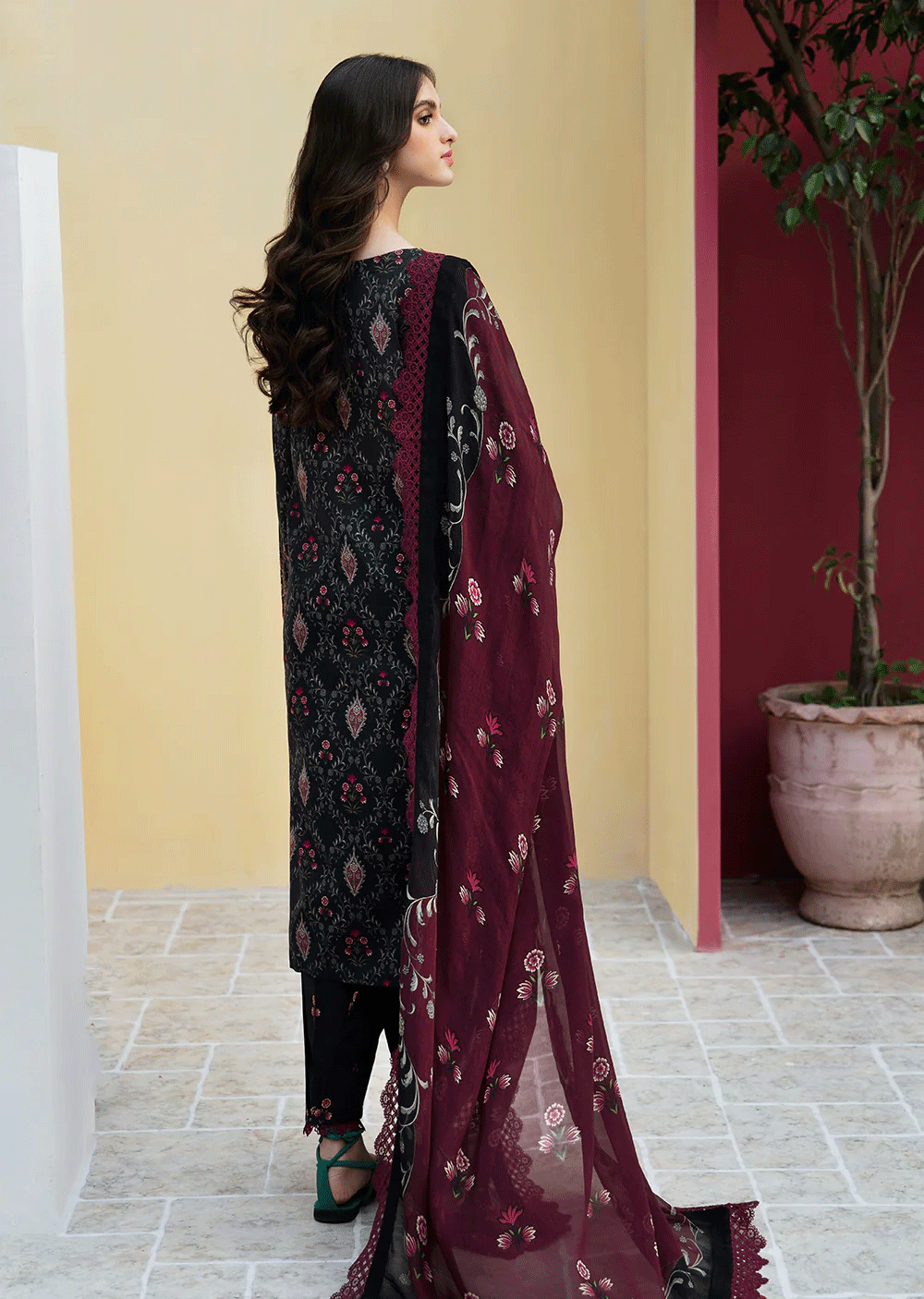 N-503 - Unstitched - Ramsha Rangrez Lawn Collection Vol 5 2024 - Memsaab Online