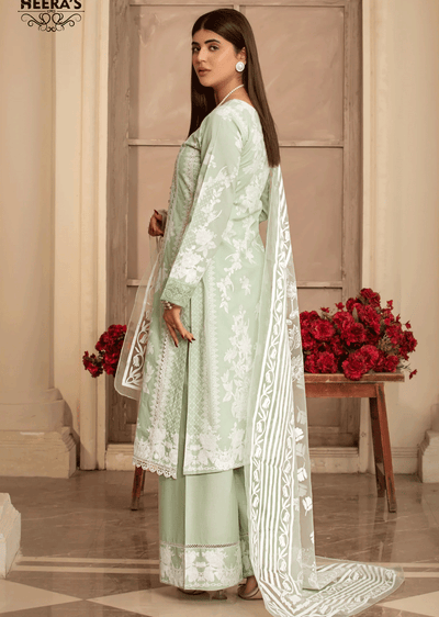 HSS-199 - Readymade - FRAME 2 Z.J - 3 Embroidered Suit - Memsaab Online