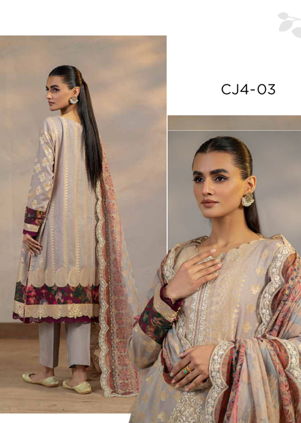 CJ4-03-R - Readymade - Cambric Collection by Charizma 2024 - Memsaab Online