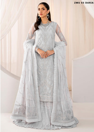 ZMU-03 - Daria - Unstitched - Maheer Festive Formals by Zarif 2024 - Memsaab Online