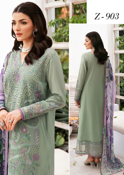 Z-903-R - Readymade - Ramsha Andaaz Luxury Lawn Vol 9 2024 - Memsaab Online