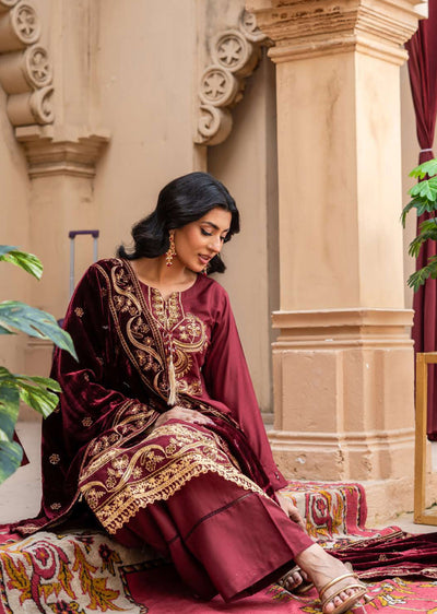 DAS-03- Readymade Rangz Dastaan Winter Suit 2025 - Memsaab Online