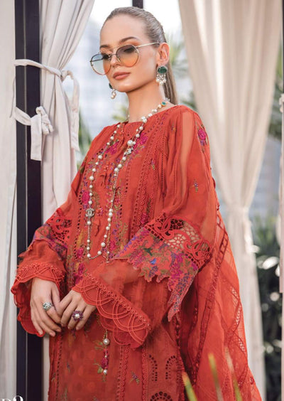 MSB03 - Unstitched - Maria.B Luxury Lawn Eid Edition 2023 - Memsaab Online