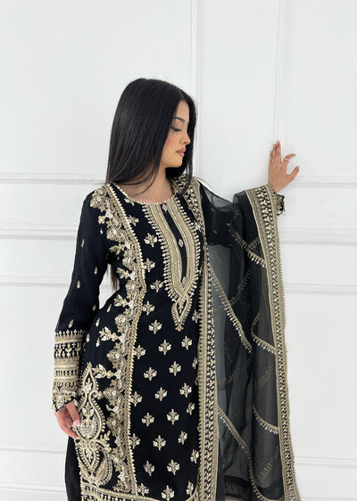SAJN-03 Readymade - Sajni Organza Net Collection 2025 - Memsaab Online