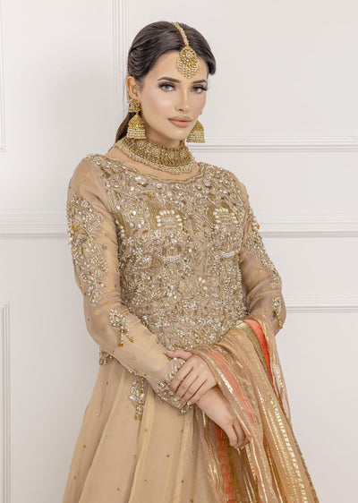 SRB1203 - Shama - Nude Sehrish.B Designer - Memsaab Online