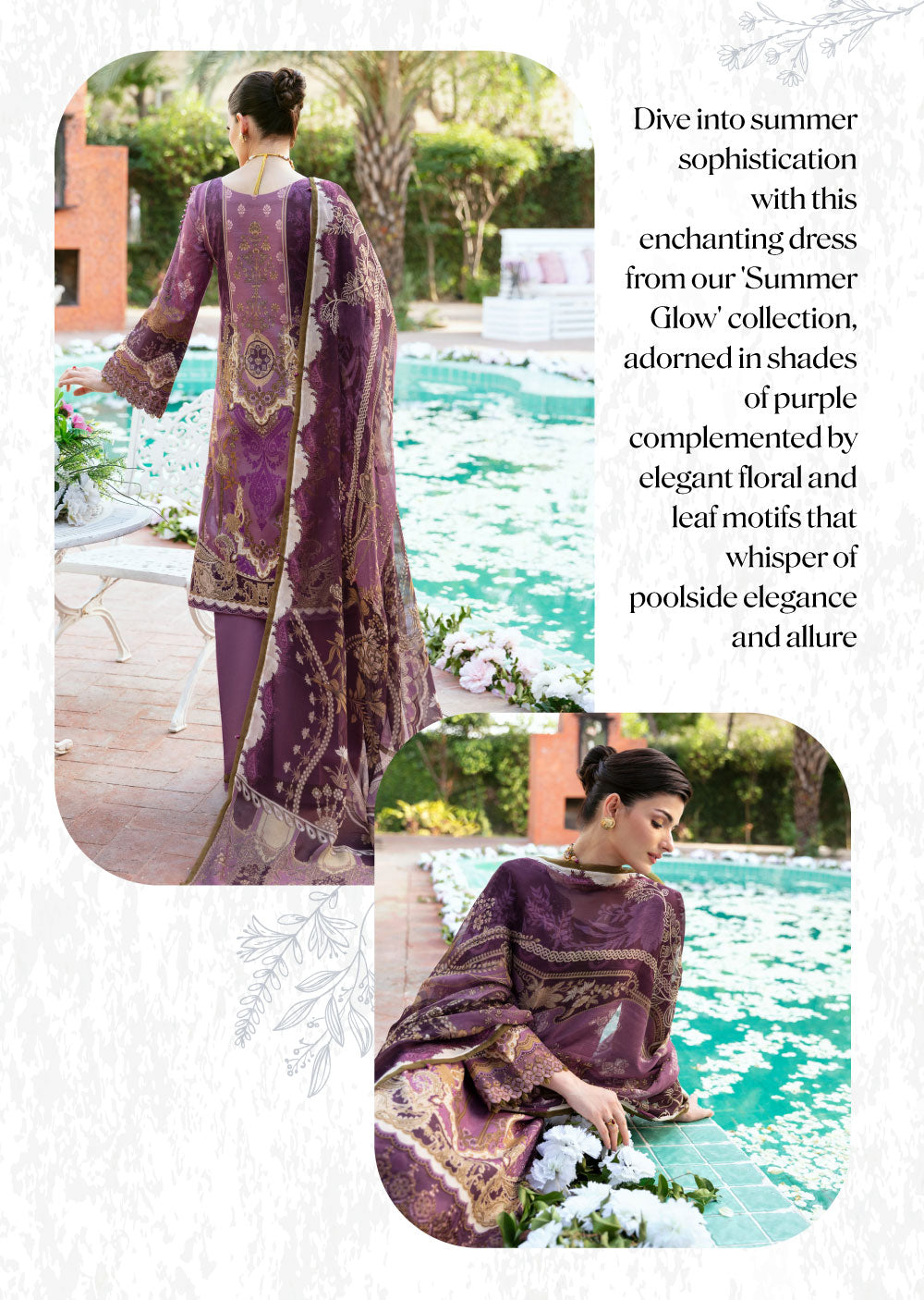 GLL-24V-03 - ESMERAY - Unstitched - The Summer Glow Lawn Collection 2024 - Memsaab Online