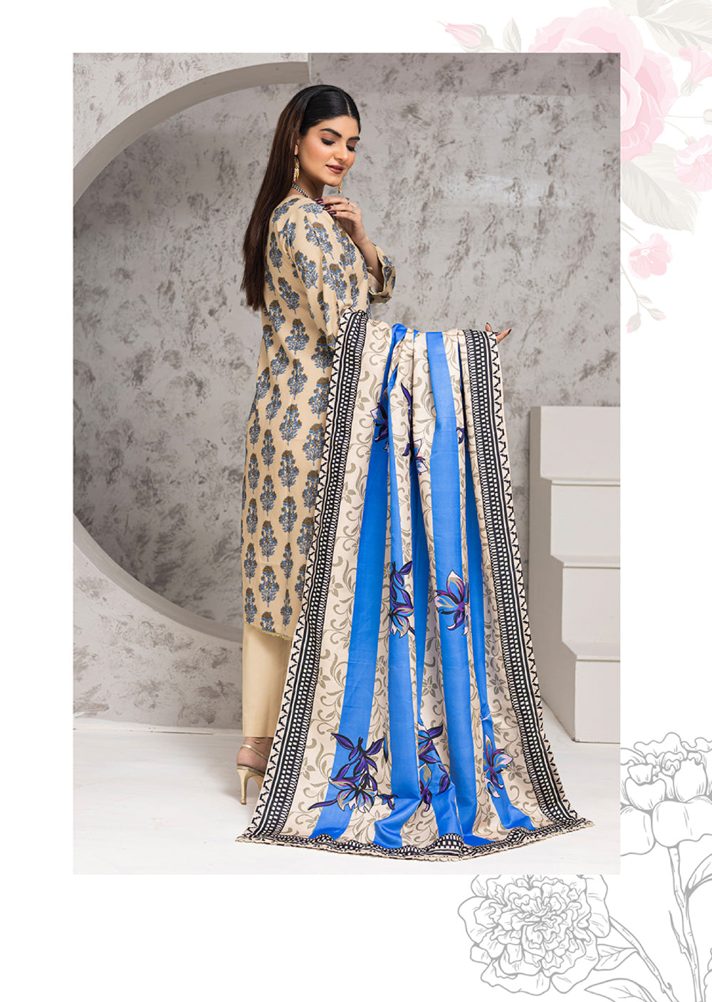 RZW-03-R - Readymade - Rangz Winter Collection 2025 - Memsaab Online